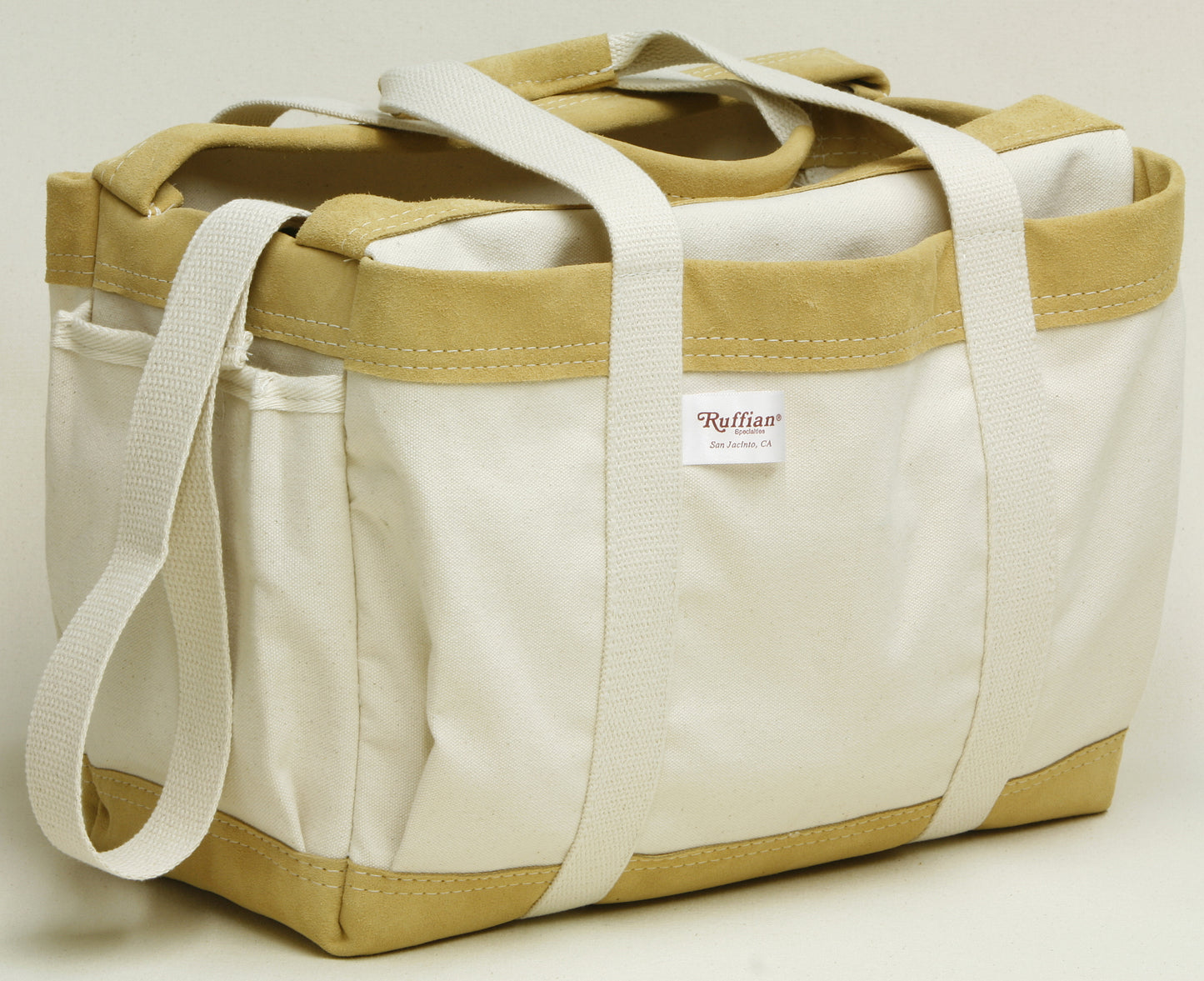 Marine Electrician Heavy Canvas Tool Bag with Leather Bottom & Shoulder Strap CSR Style