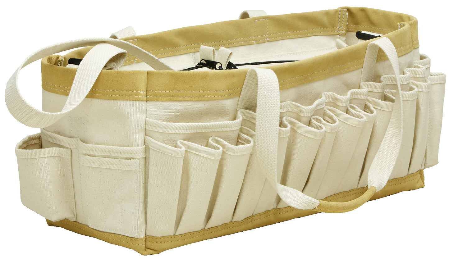 40 Pocket Heavy Canvas Tool Bag Finish Carpenter Professional