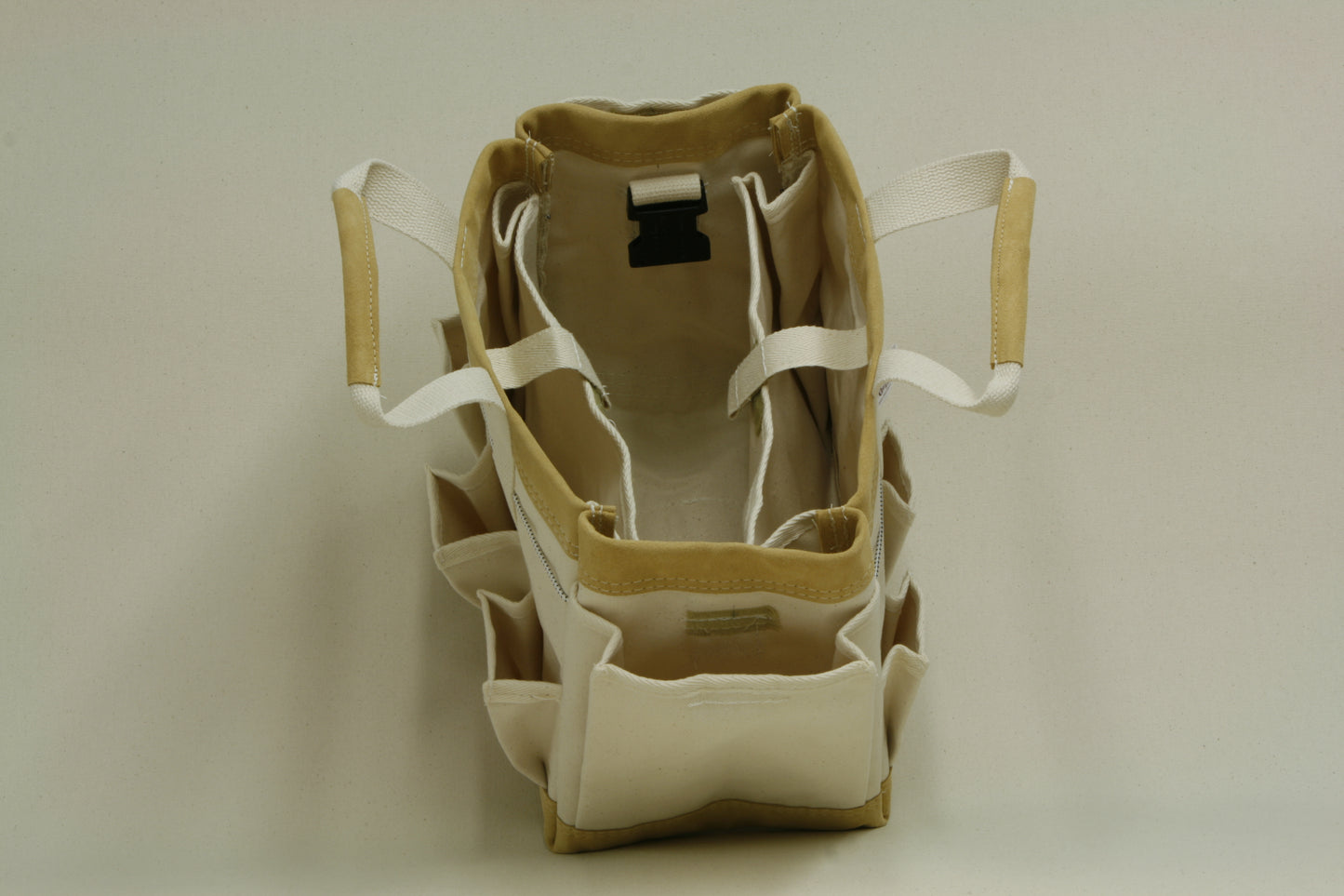 Heavy Canvas Tool Bag with 4 Inch Pockets and Shoulder Strap - Ruffian Original