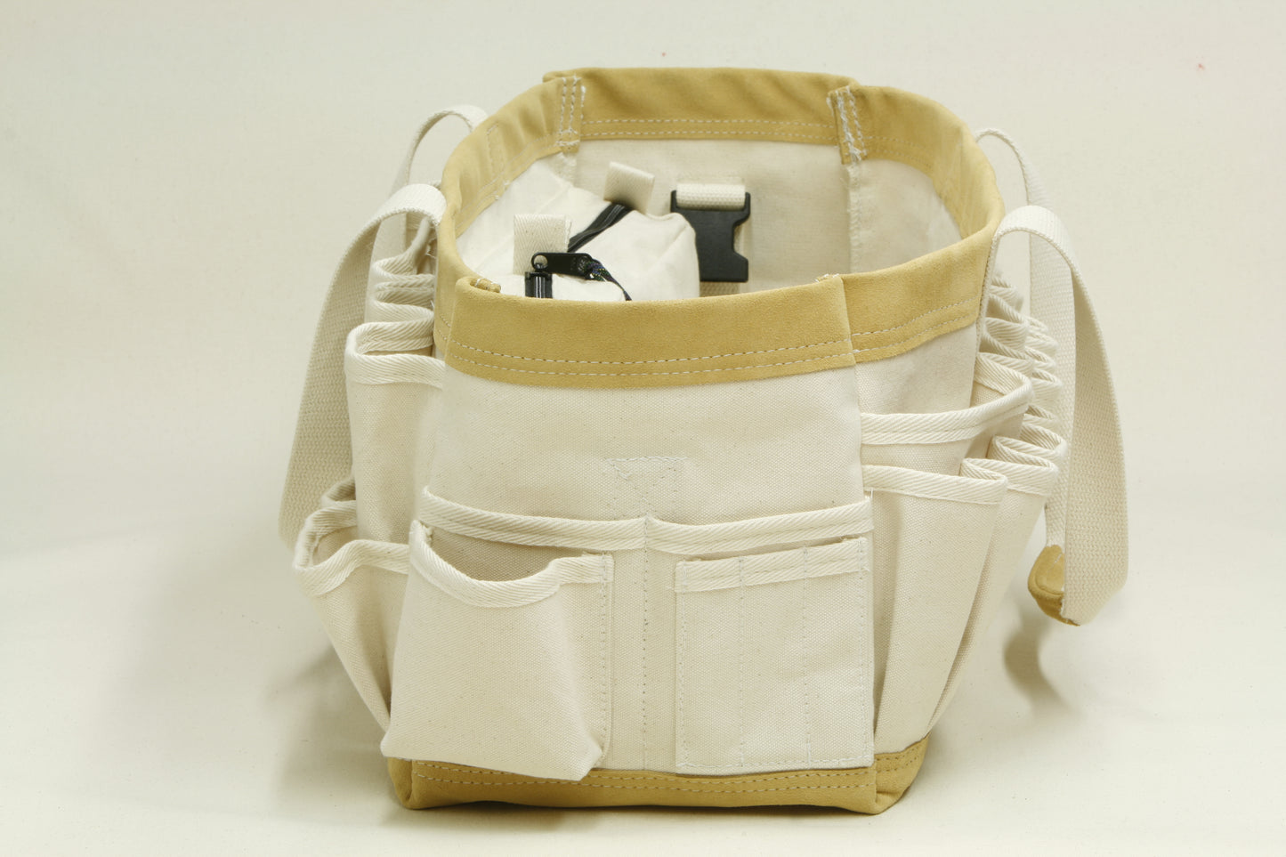 40 Pocket Heavy Canvas Tool Bag Finish Carpenter Professional
