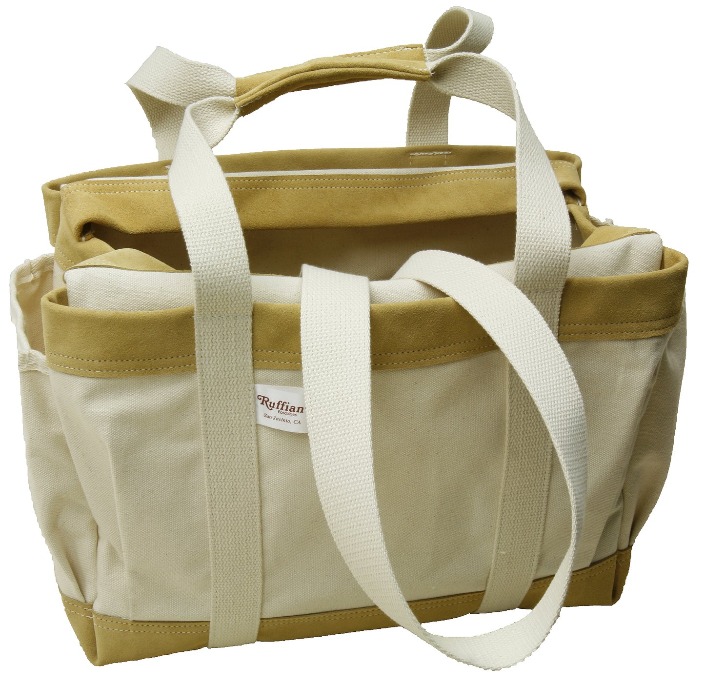 Marine Electrician Heavy Canvas Tool Bag with Leather Bottom & Shoulder Strap CSR Style